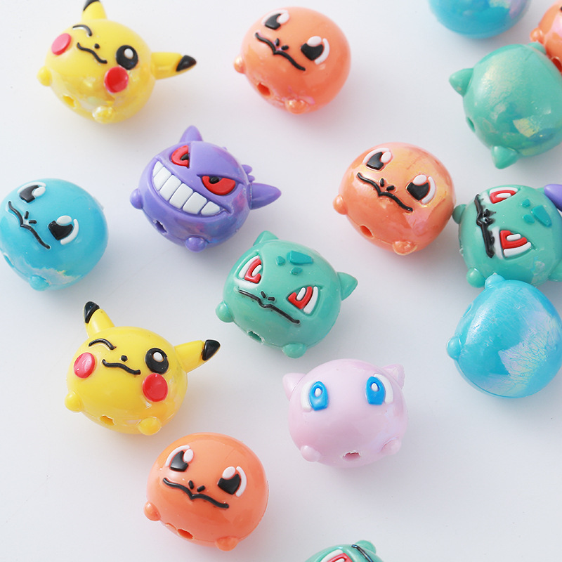 Phone Accessories Crochet - 12 Pezzi Pokémon Perline Fai da
