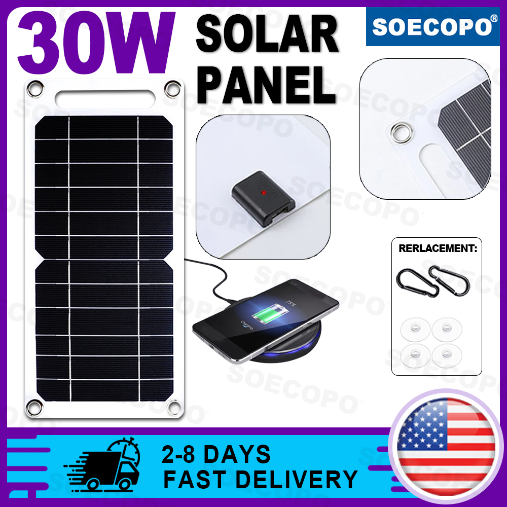 Phone Accessories Warehouse - SOECOPO Kit Pannello Solare Flessibile Leggero