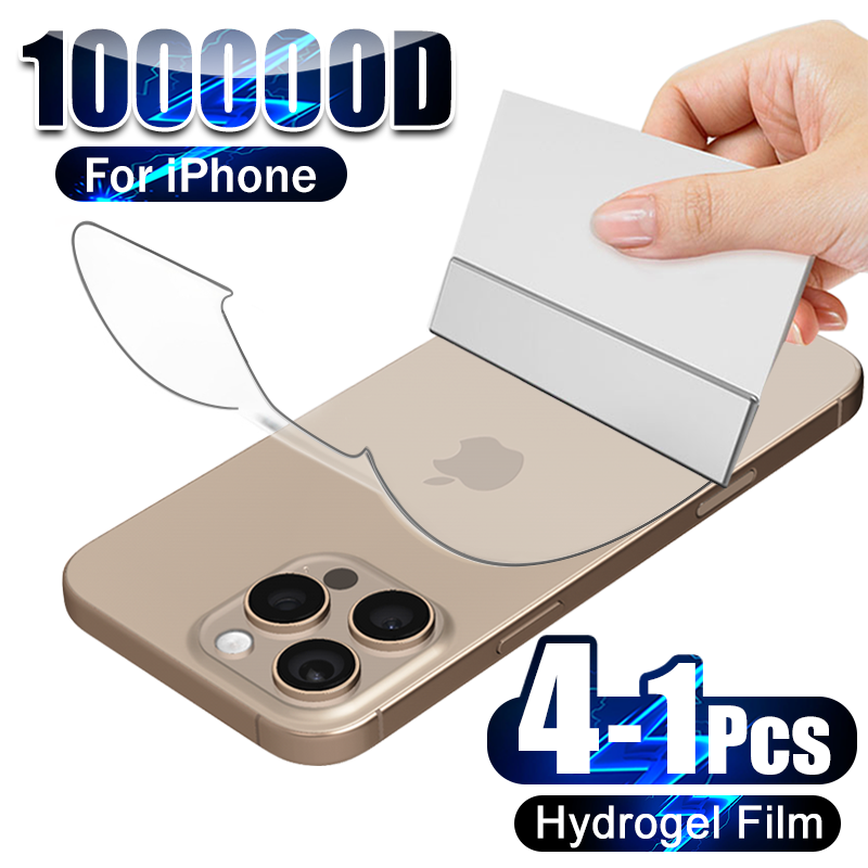 Phone Accessories Online - 4-1 pezzi pellicola idrogel posteriore per