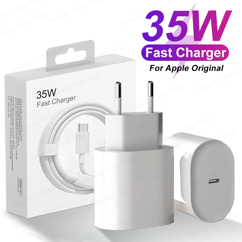 Phone Accessories Types - Caricabatterie Rapido Originale Apple da 35W