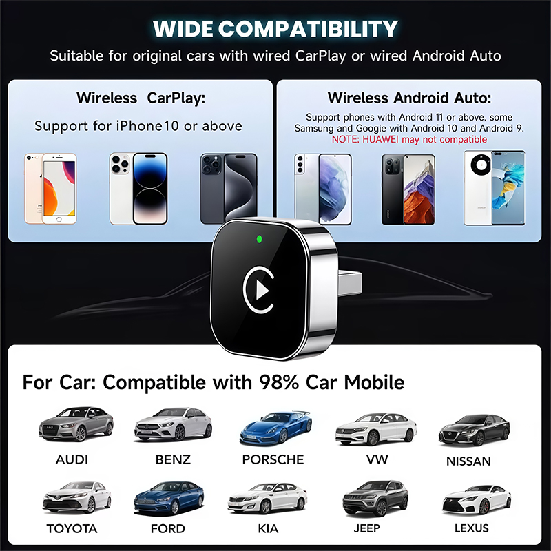 Adattatore CarPlay Wireless 2- - Phone Accessories Design recensione e prezzo